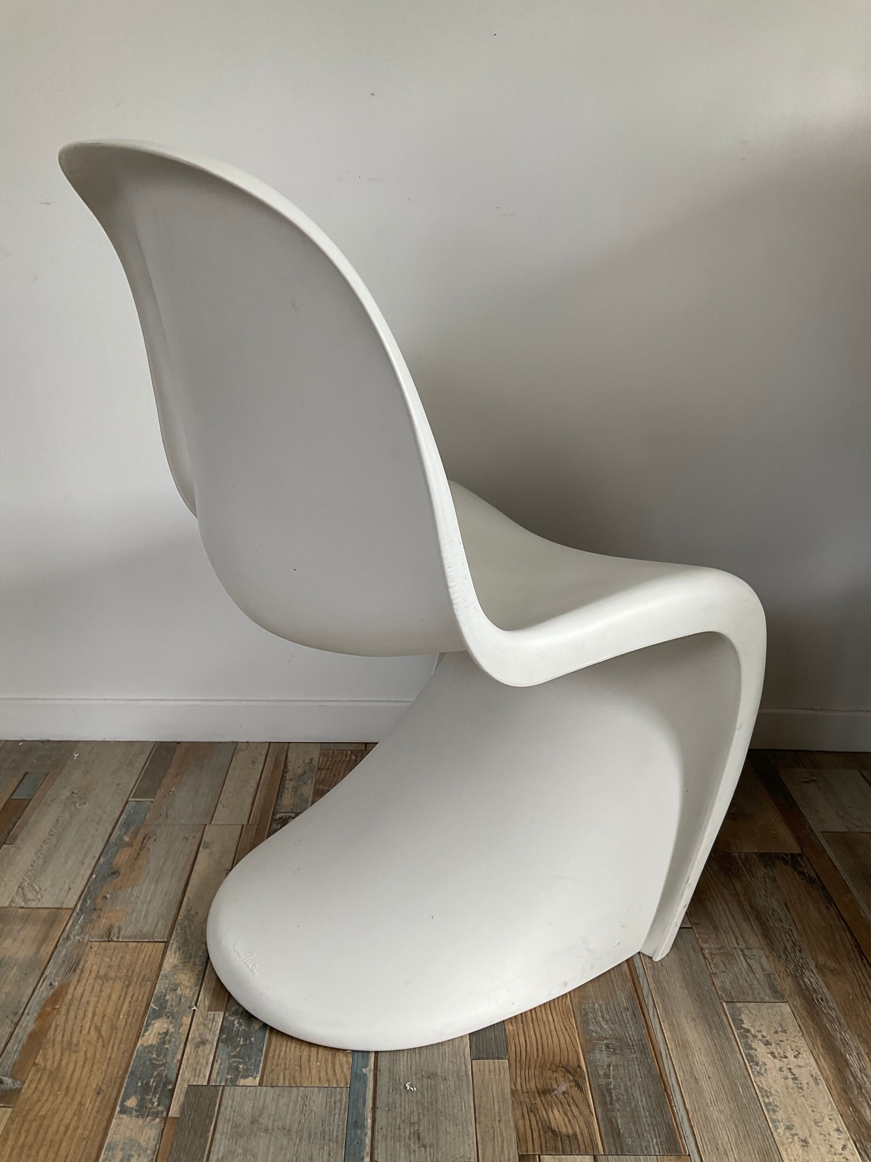 Series of 6 Verner Panton chairs for Vitra