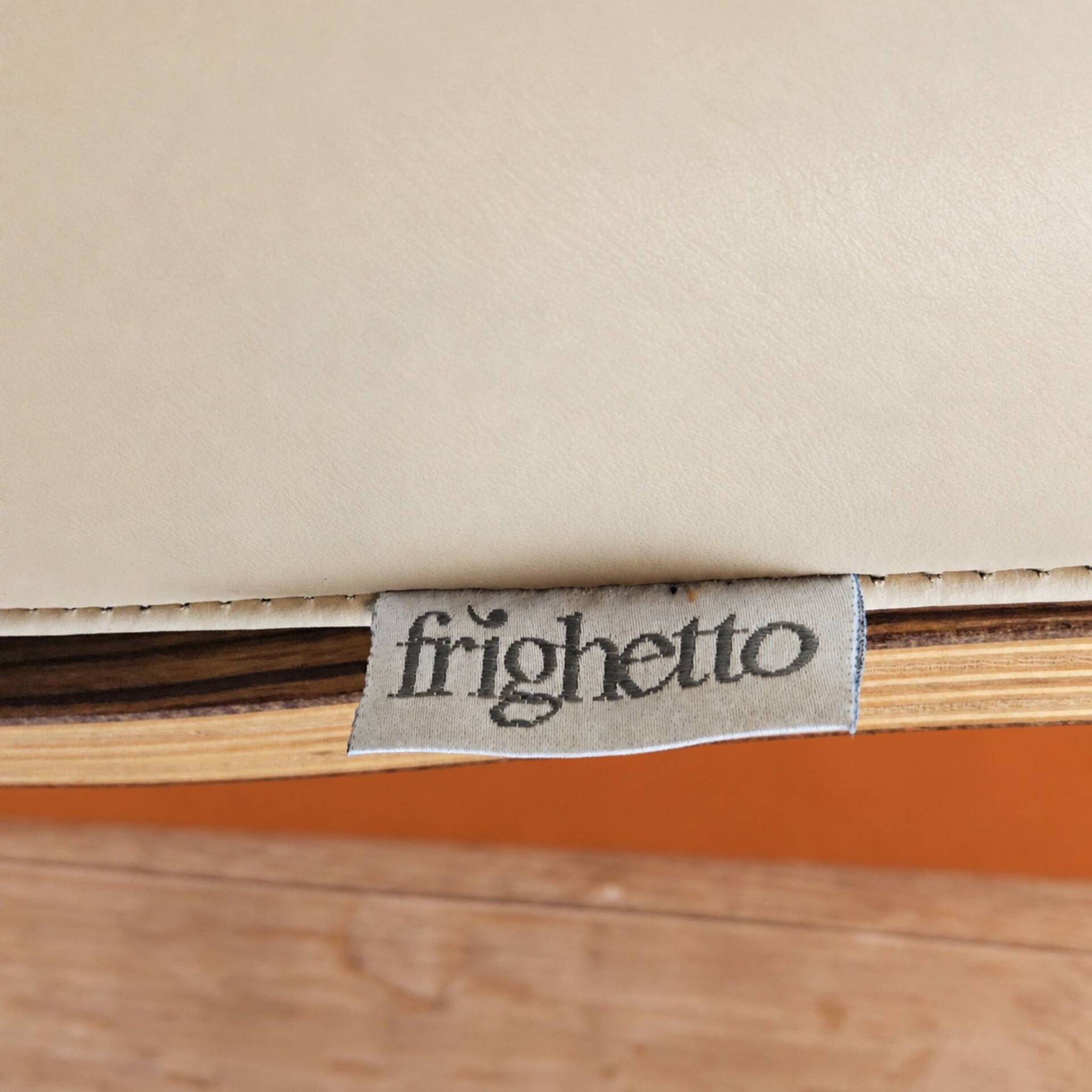 Italian white leather design surfing sofa / Frighetto bench
