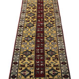 Handwoven oriental runner rug traditional milas carpet- 81x268cm