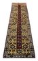 Handwoven oriental runner rug traditional milas carpet- 81x268cm
