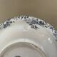 Boulenger blue ironstone salad bowl with Floréal pattern