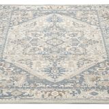 Tapis d'orient beige et bleu 160x230 cm kama
