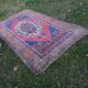 Vintage handmade Turkish rug 130x240 cm