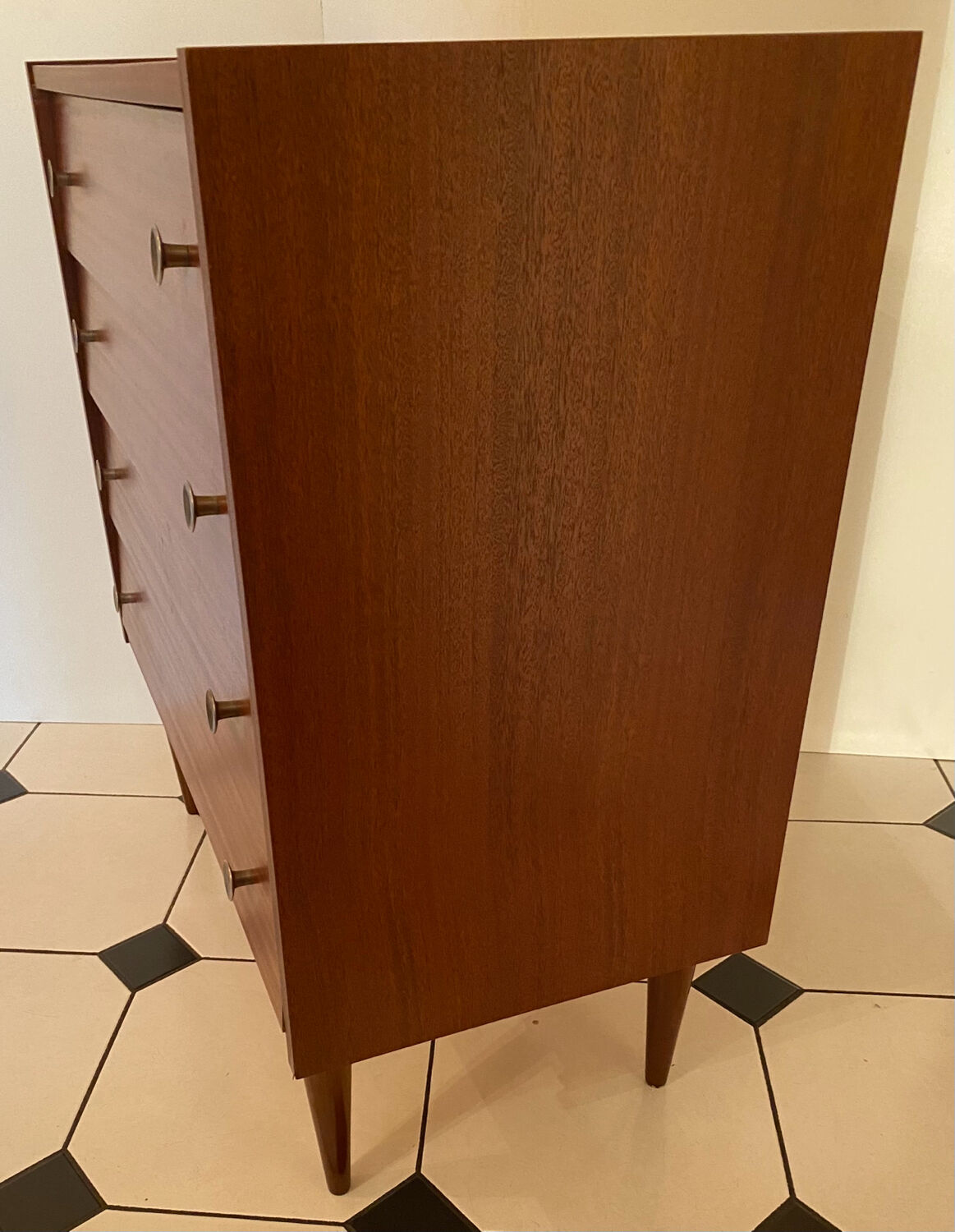 Commode teck vintage scandinave