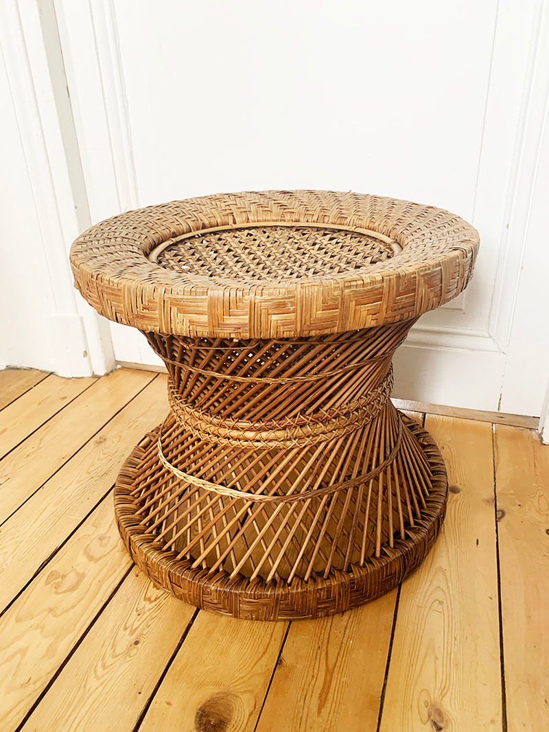 Rattan stool