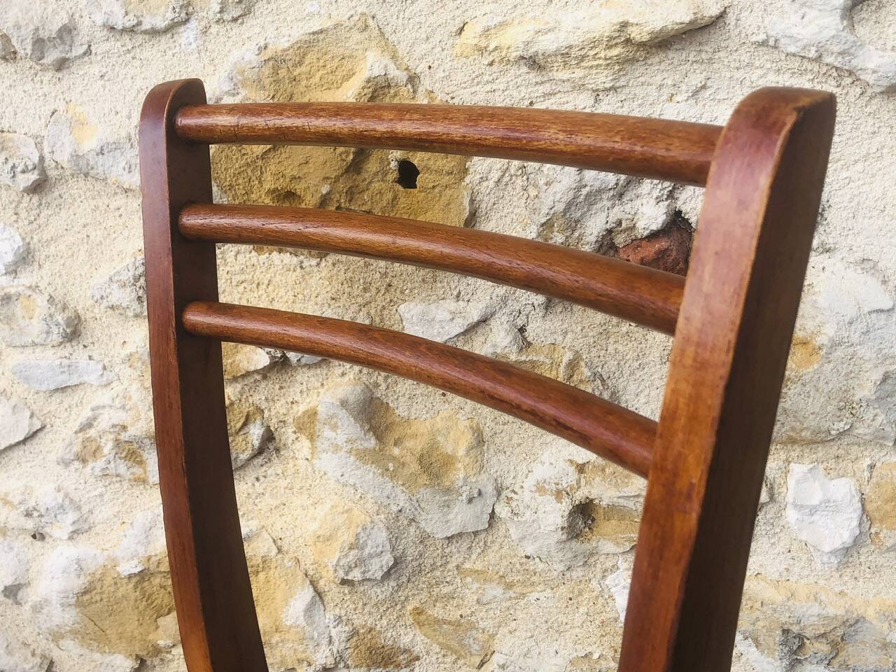 Pair of vintage bistro chairs, Stella Luterma, Circa 60'