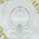 Vintage Schweppes glasses and saucers