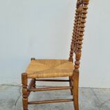 Napoléon III Period Nurse's Chair in Fruitwood