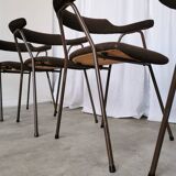 Mid-century modern dining armchairs - 70s niko kralj stol kamnik - set of 4