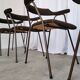 Mid-century modern dining armchairs - 70s niko kralj stol kamnik - set of 4