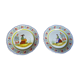2 Breton Henriot plates from the Quimper earthenware factory