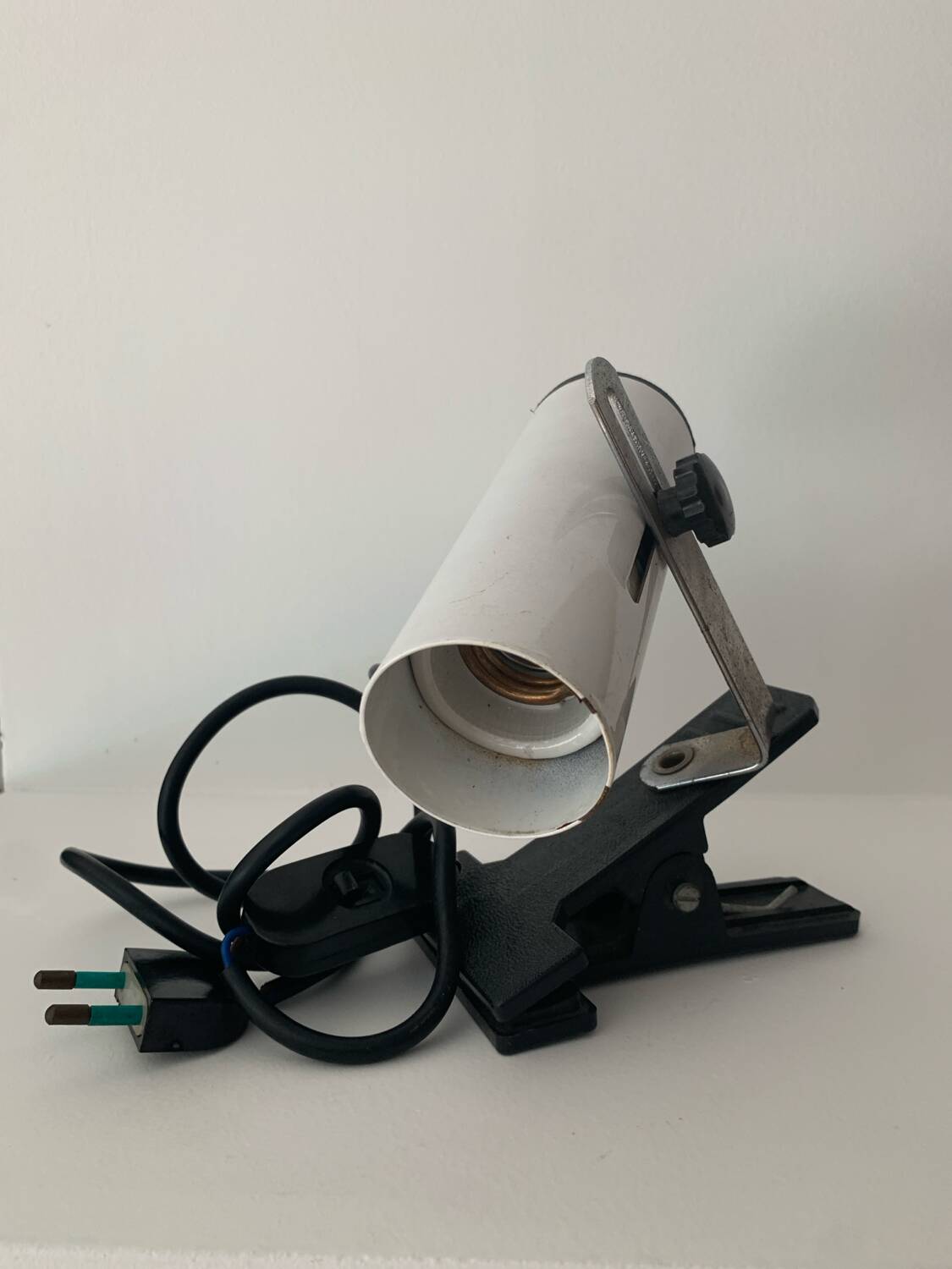 Vintage 70s clamp spotlight