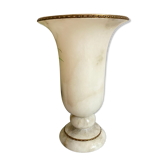 Vintage Medicis lamp in alabaster and brass