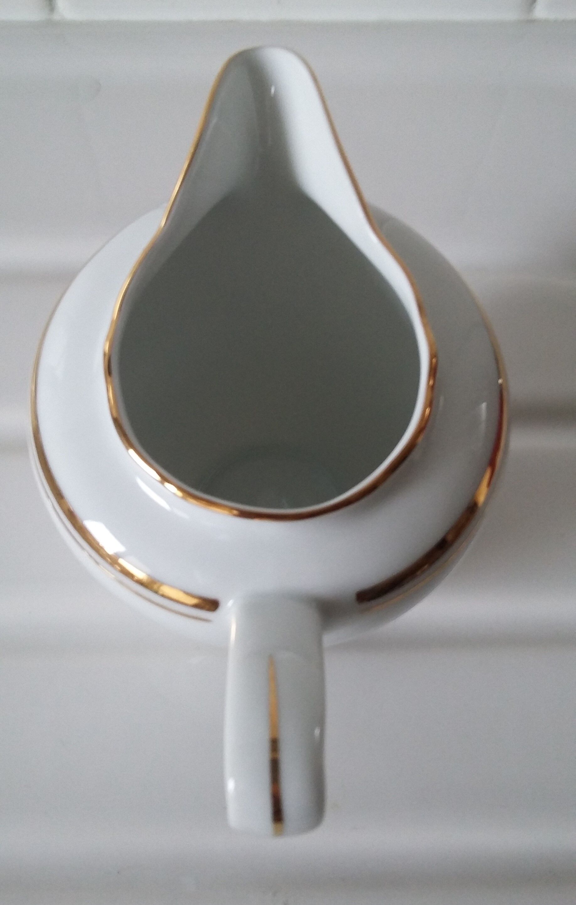 Czech porcelain milk pot