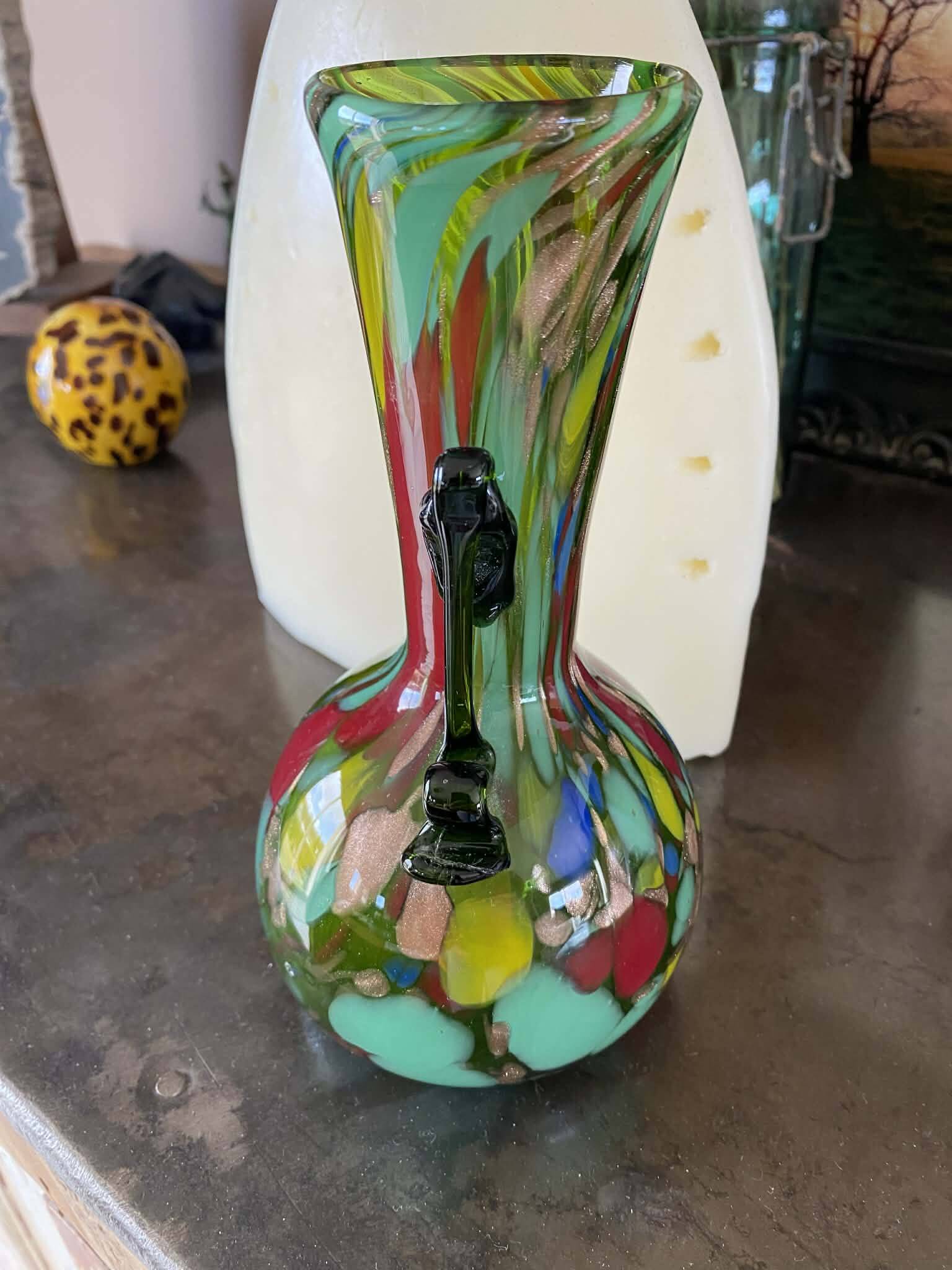 Murano glass vase