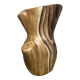 Ceramic vase in wood style by Grandjean Jourdan in Vallauris