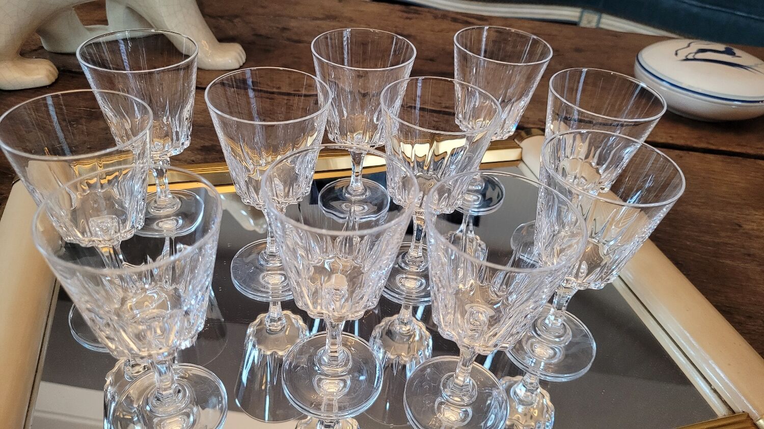 70's stemware