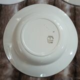 3 antique deep plates from Badonviller