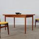 Vintage teak dining table 4-6 pers Danish design kitchen table 60s