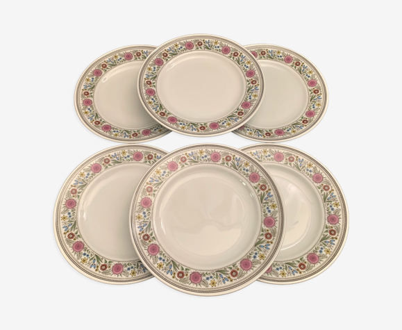 Assiettes plates porcelaine