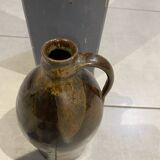 Belle cruche en terre, cuite vernissée