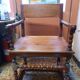 Wooden armchair