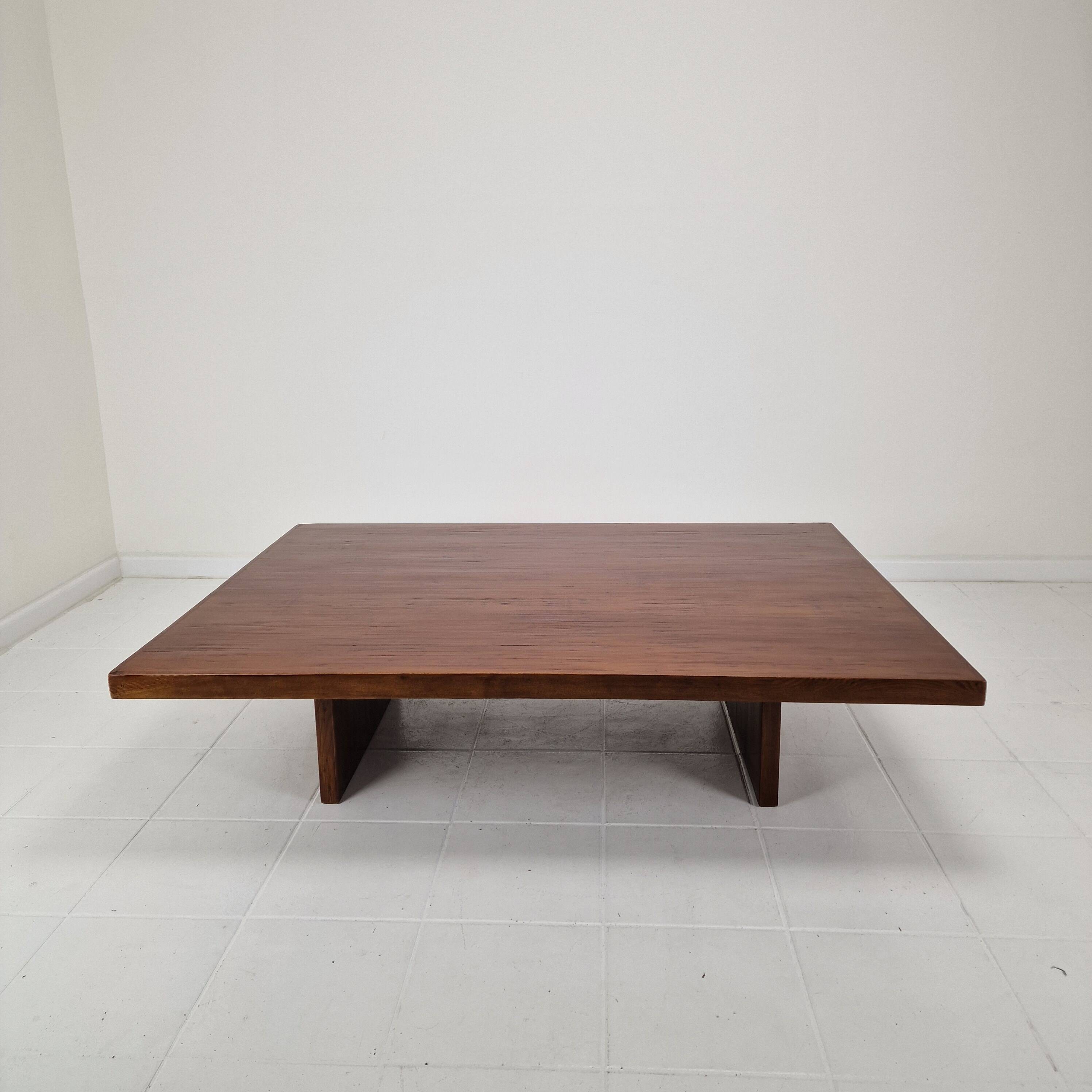 Large Bamboo "Wabi Sabi" Coffee Table by Axel Vervoordt, Belgium, 1980's