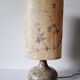 Vintage pyrite stone lamp