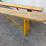 Folding beer garden benches