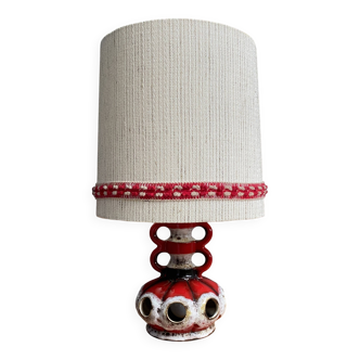 Lampe de table en céramique d'Allemagne de l'Ouest, années 1970