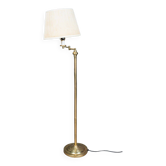 Lampe liseuse en métal doré sur pied lesté 1970