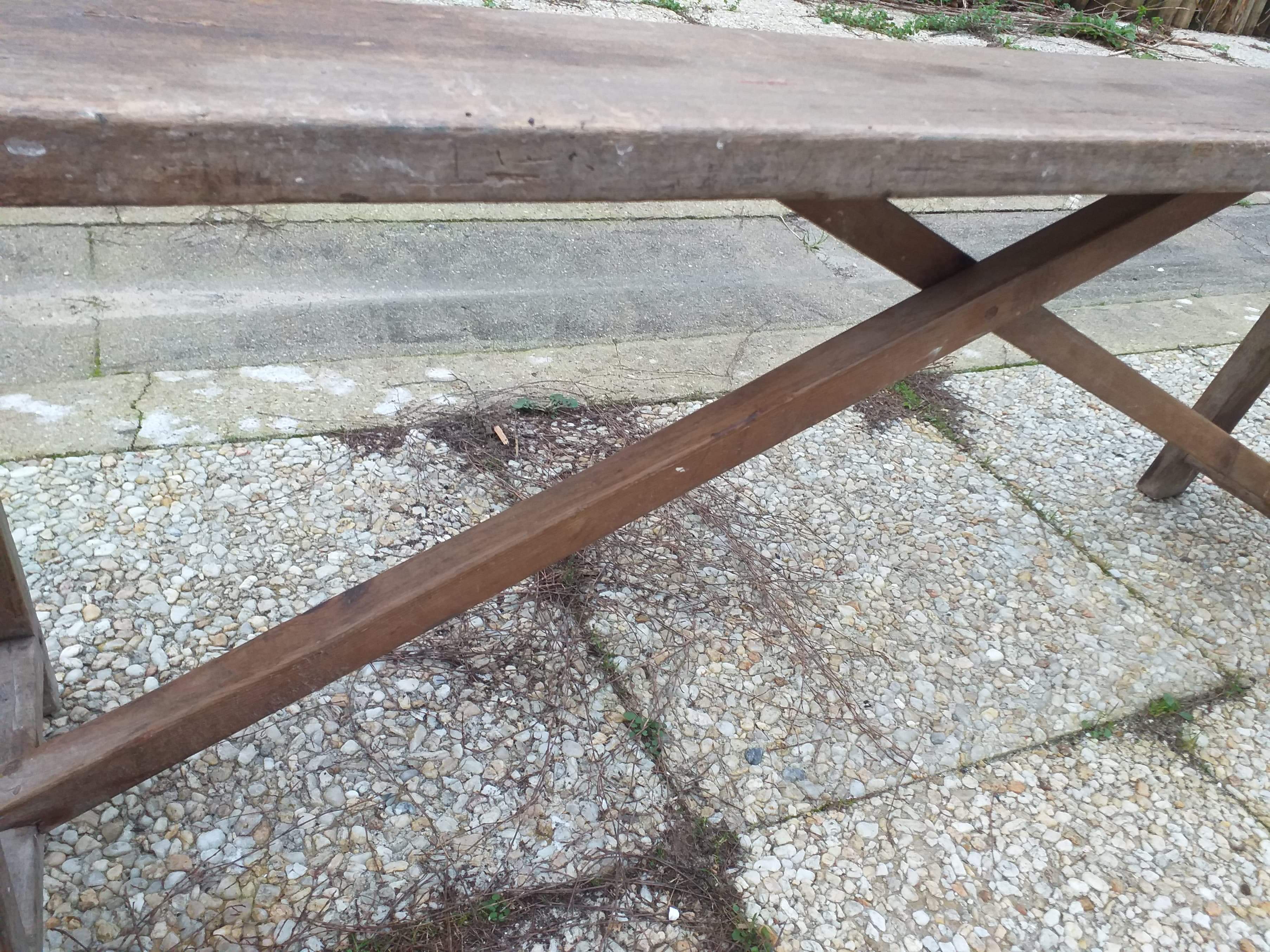 Small old farm bench L 144