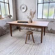 Farm table pitch pine 2 x 1 m from the 1950s