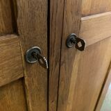 Vintage Parisian cabinet in small model oak