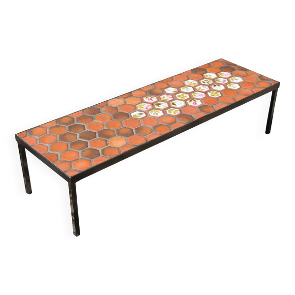 Table basse céramique par Roger Capron
