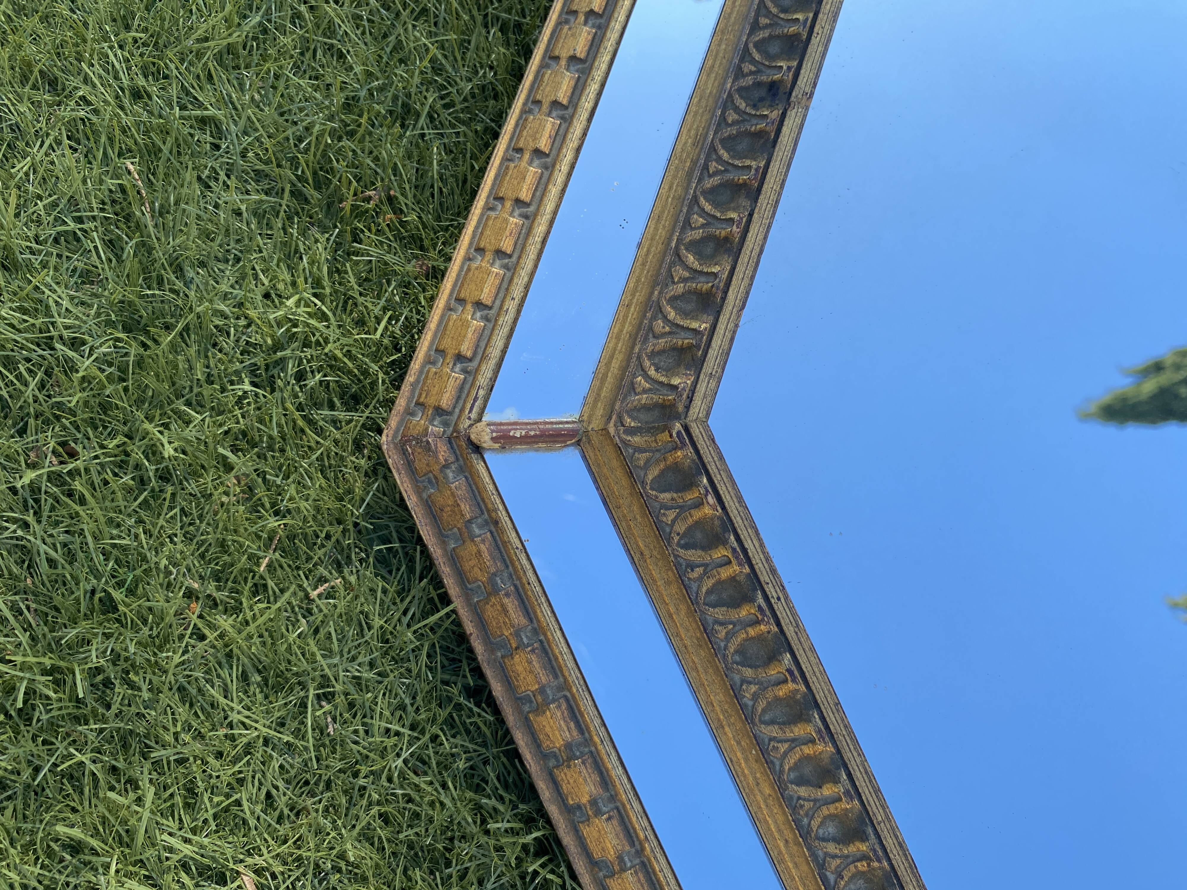 Mirror with glazing beads, 1940s