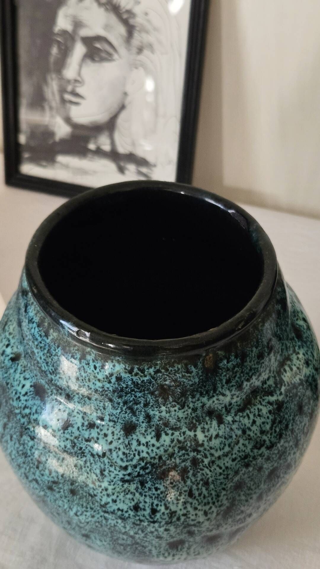 Studio ceramic vase 1960-1970