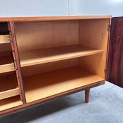 Buffet en palissandre, Carlo Jensen, Hundevad & Co, années 1960, Danemark