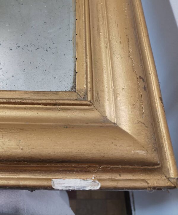 Ancien miroir Cheminée Louis Philippe 71x56 cm