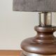 Ceramic Lamp with Aluminium Rim 1970s