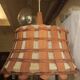 Scandinavian teak pendant light, made in the GDR, 1960s