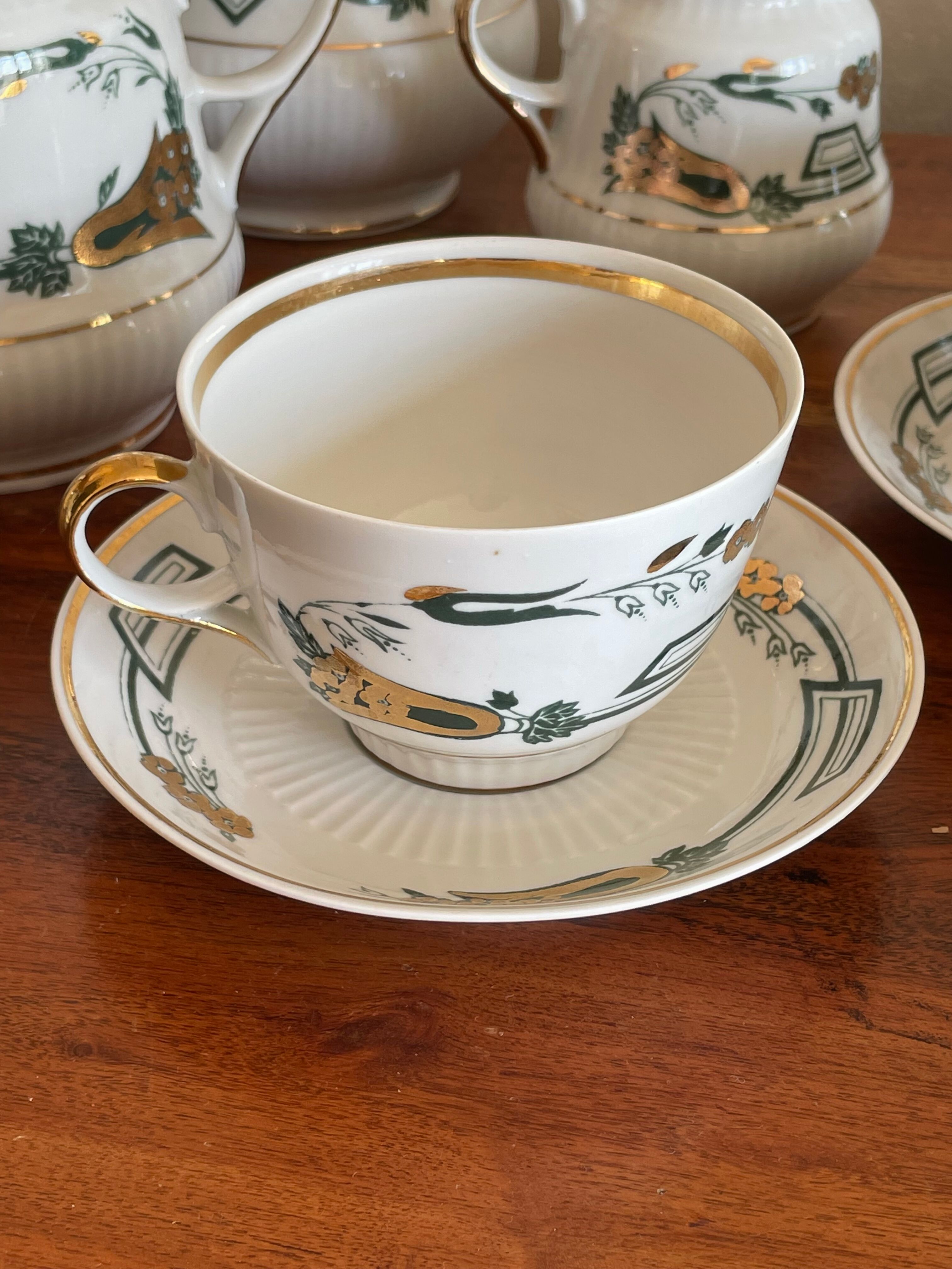 Riga fine porcelain coffee service