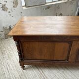 Drapery oak counter 1900