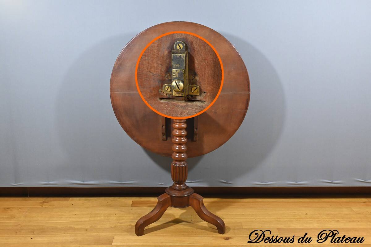 Mahogany System Pedestal Table, Louis Philippe Period – Mid-19th Century