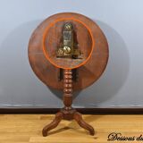 Guéridon à Système en Acajou, époque Louis Philippe – Milieu XIXe