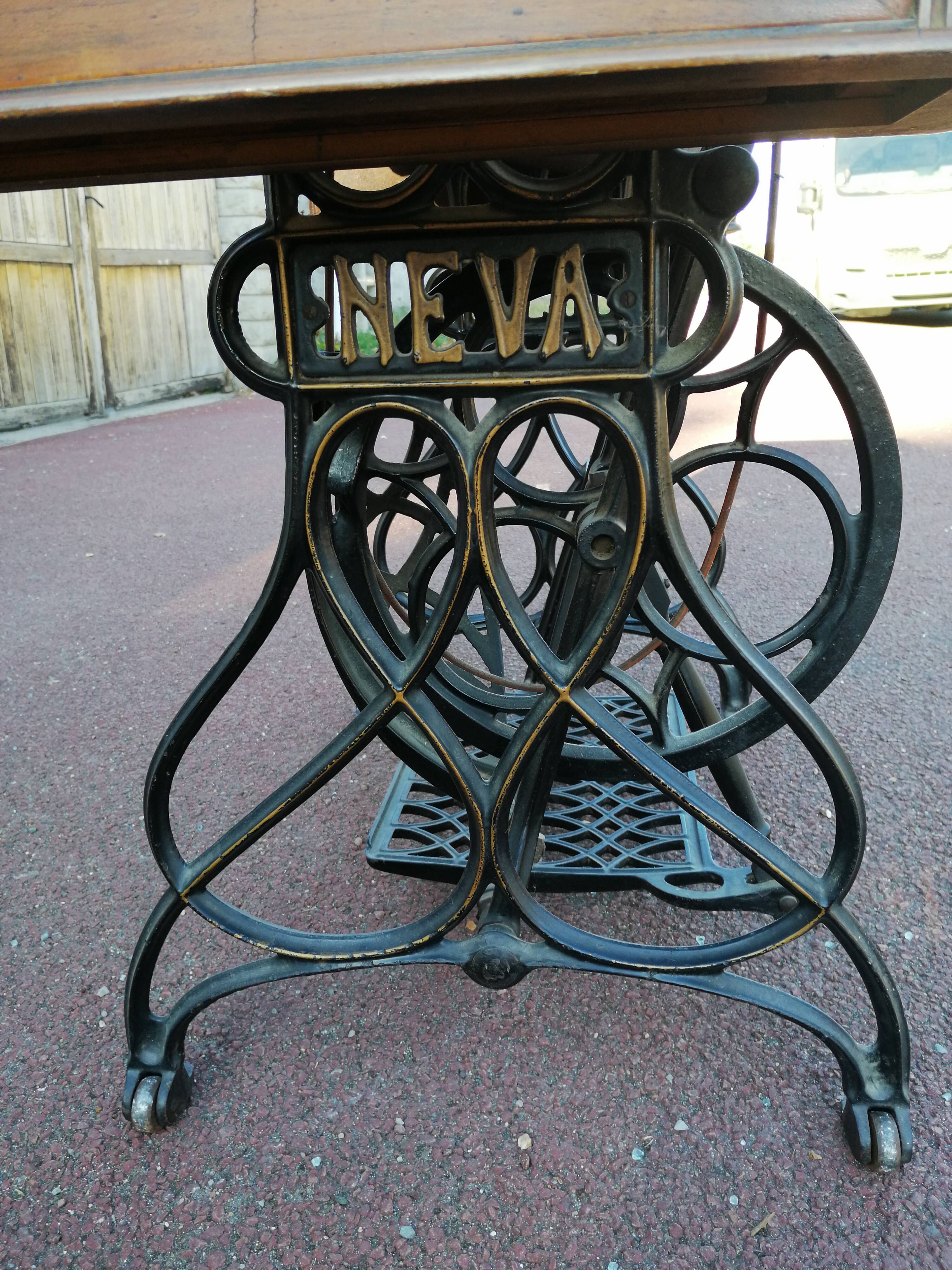 Ancient sewing machine