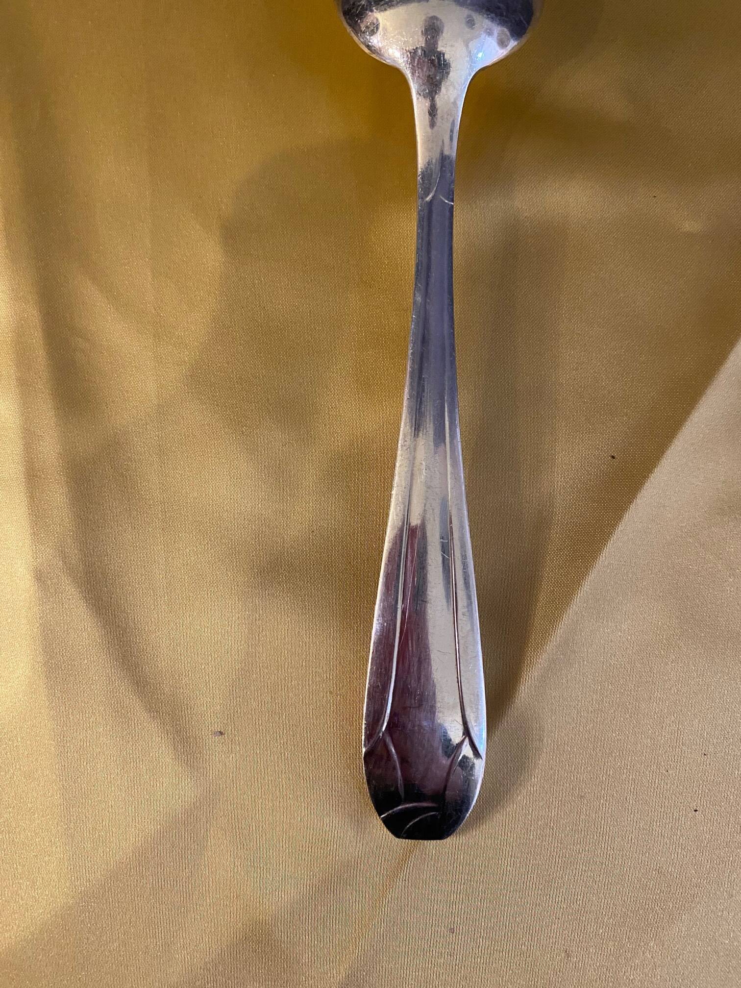 Serie de couverts apollo metal argente style art deco