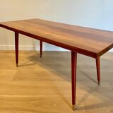 Table basse bois vernis