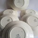 Set of 6 hollow plates Badonvillers chavillé vintage