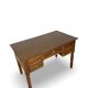 Italian pine wood centre writing desk from the 1960s, a reproduction o